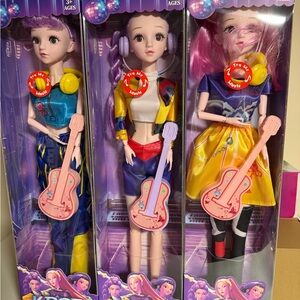 K-pop singing Doll 3 Pcs Set